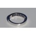 Channel Set 0.96 cw. t.w. Sapphire Eternity Ring in 18k White Gold