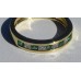 Channel Set Emerald and Diamond Eternity Ring in 18k Yellow Gold