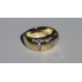 Half Bezel Set 0.48 cw. t.w. Diamond Ring in 18k Yellow Gold