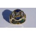 Bezel Set Marquise Diamond and Sapphire Ring with Princess Center in 18k Yellow Gold 