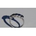 Five Stone Sapphire Ring in 18k White Gold