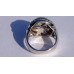 Mabe Pearl and Diamond Halo Ring in 18k White Gold