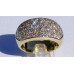 1.6 cw.t.w. Diamond Pave Ring in 18k Yellow Gold