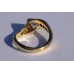 1.45 ct Trillion Diamond Ring inYellow Gold