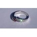 Channel Set 0.69 ctw Diamond and Ruby Bypass Ring in 18k White Gold